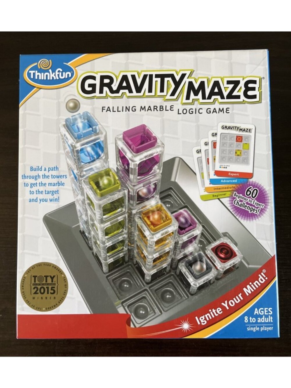 Gravity Maze COMPLETE Thinkfun 2014 Logic Strategy Puzzle Challenges